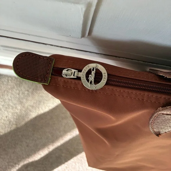 Longchamp Le Pliage Medium Tote Bag Cognac - Picture 7 of 12